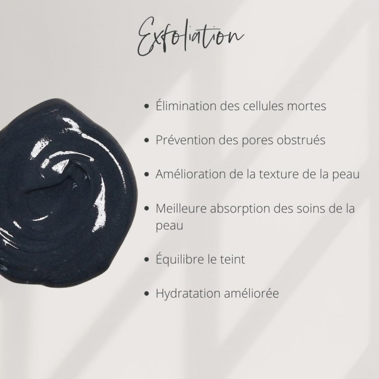 L'exfoliant purifiant au charbon